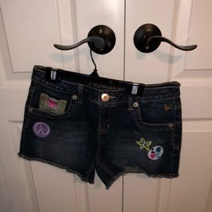 patch shorts